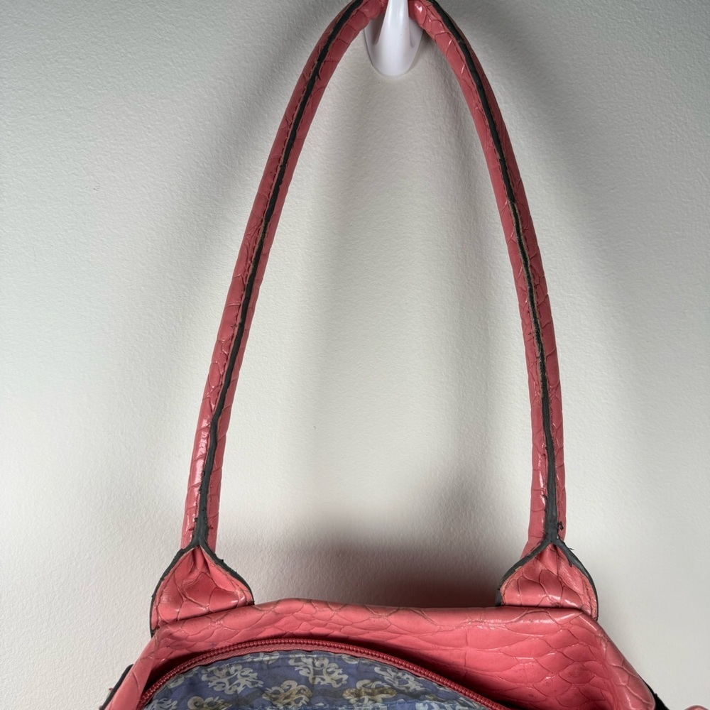 Kathy Van Zeeland Pink Over the Shoulder Bag Y2K - Picture 6 of 12